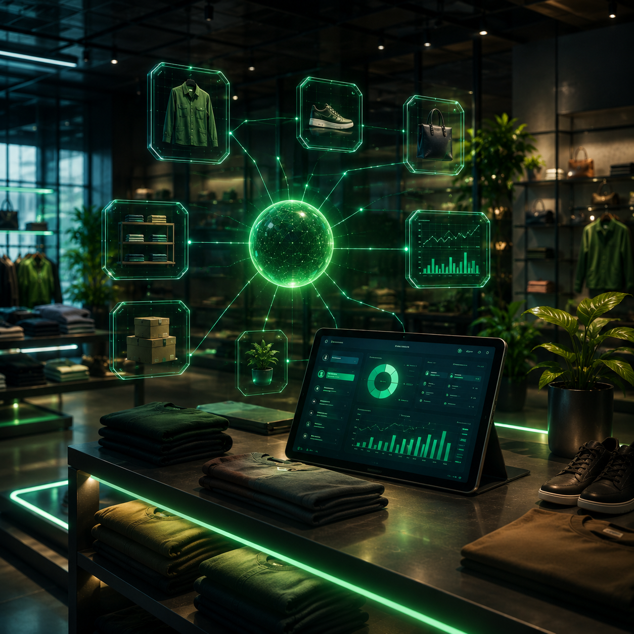 Escenario ilustrativo — Negocio de retail